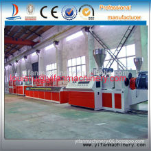 PVC plastic shutter profiles production line